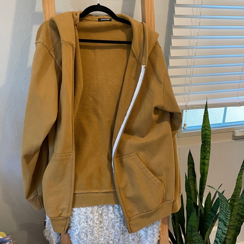 Talentless zip up hoodie